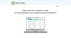 Desktop Screenshot of effectivetraffic.de